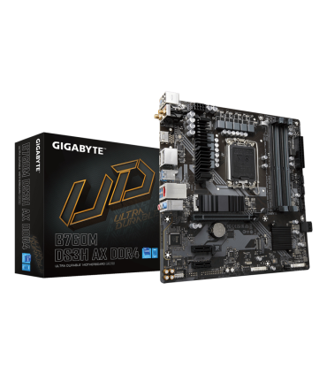 PLACA BASE GIGABYTE B760M DS3H AX 1700 MATX 4XDDR4