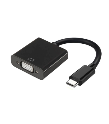 CONVERSOR AISENS USB C A VGA USB C M HDB15 H NEGRO 15CM