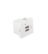 ROSETA PARED LANBERG 230V 2 X USB 5V 21A BLANCO