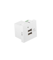 ROSETA PARED LANBERG 230V 2 X USB 5V 2.1A BLANCO