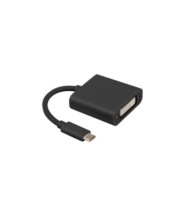 ADAPTADOR USB LANBERG USB C M 31 A DVI I H 245 DUAL LINK 15CM NEGRO