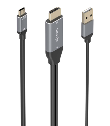 CABLE CONVERSOR AISENS HDMI V20 A USB C 4K60HZ 18M NEGRO