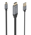 CABLE CONVERSOR AISENS HDMI V2.0 A USB-C 4K@60HZ 1.8M NEGRO