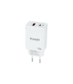 CARGADOR DE PARED TOOQ GAN USB C PD USB-A QC 45W