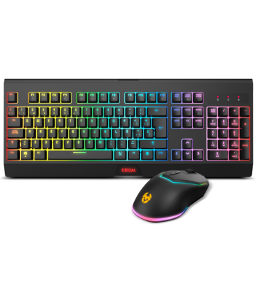 KROM KABALA Kit Teclado y Raton Wireless RGB SP