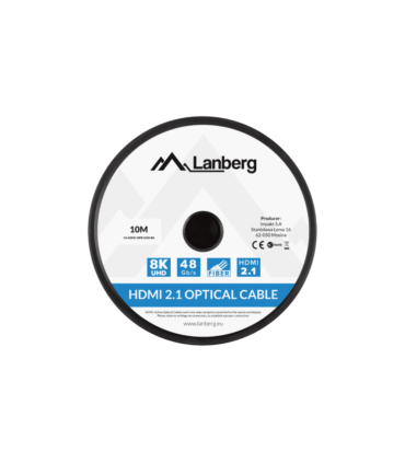 CABLE HDMI AOC LANBERG V21 M M OPTICO ACTIVO 8K60HZ 10M NEGRO
