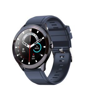 SMARTWATCH LEOTEC 128 MULTISPORT WAVE AZUL PANTALLA REDONDA