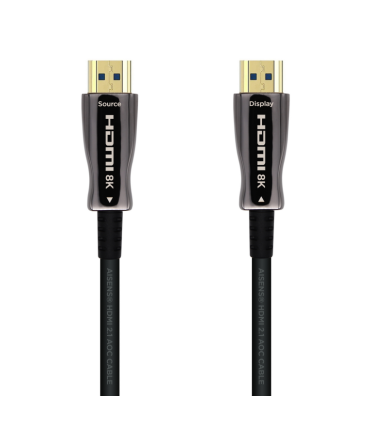 CABLE HDMI AISENS V21 OPTICO ACTIVO AOC 8K60HZ M M 20M NEGRO