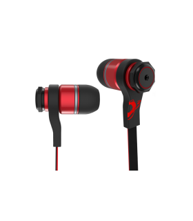 AURICULAR GAMING OZONE TRIFX ROJO NEGRO MICROFONO ALAMBRICO
