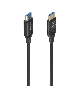 CABLE HDMI AISENS V20 OPTICO ACTIVO AOC 4K60HZ 18GBPS A M A M 15M NEGRO