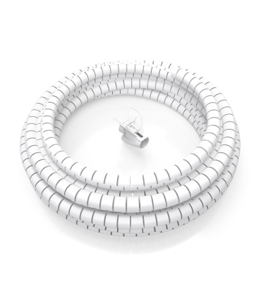 ORGANIZADOR CABLE AISENS EN ESPIRAL 25MM BLANCO 20M