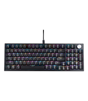 TECLADO GAMING XPG SORCERER ES USB RETROILUMINADO MECANICO NEGRO