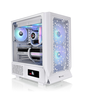 CAJA THERMALTAKE CERES 330 TG ARGB SNOW ATX 2XUSB 30 SIN FUENTE BLANCO