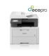 IMPRESORA BROTHER MULTIFUN LASER LED COLOR MFCL3740CDWE WIFI FAX DUPLEX BLANCA