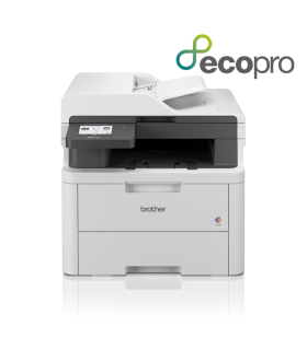 IMPRESORA BROTHER MULTIFUN LASER LED COLOR MFCL3740CDWE WIFI FAX DUPLEX BLANCA