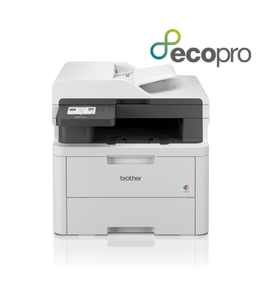 IMPRESORA BROTHER MULTIFUN LASER LED COLOR MFCL3740CDWE WIFI FAX DUPLEX BLANCA