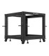 ARMARIO LANBERG ABIERTO RACK 19 9U 600X600 AJUSTABLE HASTA 1100 NEGRO