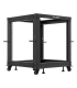 ARMARIO LANBERG ABIERTO RACK 19 12U 600X600 AJUSTABLE HASTA 1100 NEGRO