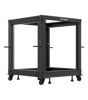 ARMARIO LANBERG ABIERTO RACK 19 12U 600X600 AJUSTABLE HASTA 1100 NEGRO