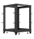 ARMARIO LANBERG ABIERTO RACK 19 15U 600X600 AJUSTABLE HASTA 1100 NEGRO