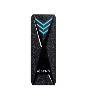 CARCASA HDD AISENS ASM2 RGB013B M2 NEGRA