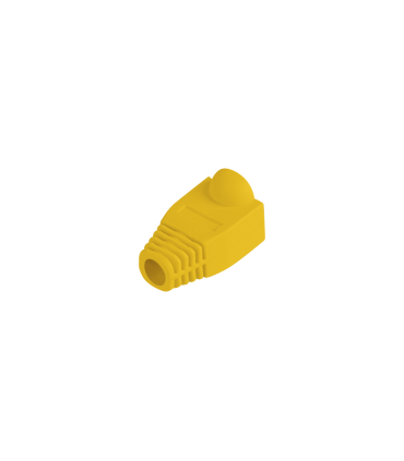 FUNDA PROTECTOR LANBERG CONECTOR RJ45 PACK 100 UDS AMARILLO