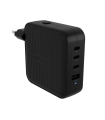 HYPERÂ® HYPERJUICEÂ® 100W USB-C GAN TRAVEL CHARGER (3C+1A) - BLACK