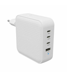 HYPERAR HYPERJUICEAR 100W USB C GAN TRAVEL CHARGER 3C1A WHITE