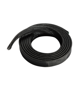 ORGANIZADOR CABLES AISENS POLIESTER 20MM NEGRO 1mt