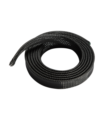 ORGANIZADOR CABLES AISENS POLIESTER 20MM NEGRO 1mt
