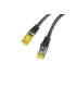 CABLE RED LANBERG LATIGUILLO CAT6A S FTP LSZH CU 05M NEGRO FLUKE PASSED