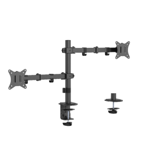 BRAZO DE MONITOR GEMBIRD PARA 2 PANTALLAS DE ESCRITORIO AJUSTABLE 17 32 PULG