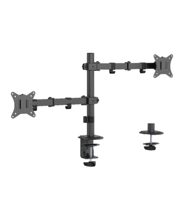BRAZO DE MONITOR GEMBIRD PARA 2 PANTALLAS DE ESCRITORIO AJUSTABLE 17 32 PULG