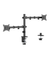 BRAZO DE MONITOR GEMBIRD PARA 2 PANTALLAS DE ESCRITORIO AJUSTABLE 17-32 PULG