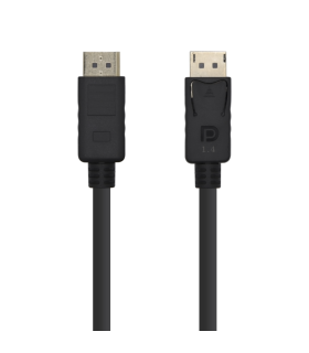 CABLE DISPLAYPORT AISENS V14 8K60HZ M M NEGRO 20M