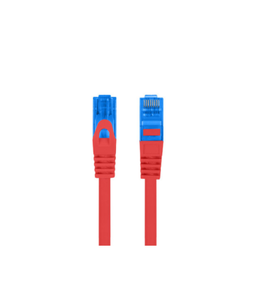 CABLE RED LANBERG LATIGUILLO CAT6A S FTP LSZH CCA 2M ROJO FLUKE PASSED