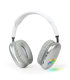 AURICULARES GEMBIRD BHP LED 02 W BLANCO MICROFONO BT