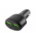 CARGADOR COCHE NATEC CONEY 2XUSB 1XUSB C QC30 PD 30 84W NEGRO