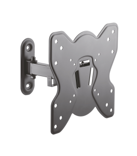 SOPORTE PARED ECO AISENS GIRA E INCLIN MONITOR 25KG 23 42 NEGRO