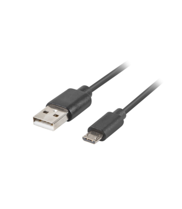 CABLE USB LANBERG 20 M MICRO USB M QUICK CHARGE 30 1M NEGRO