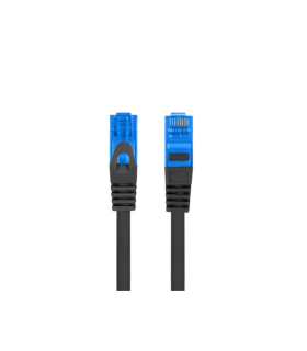 CABLE RED LANBERG LATIGUILLO CAT6A S FTP LSZH CCA 1M NEGRO FLUKE PASSED