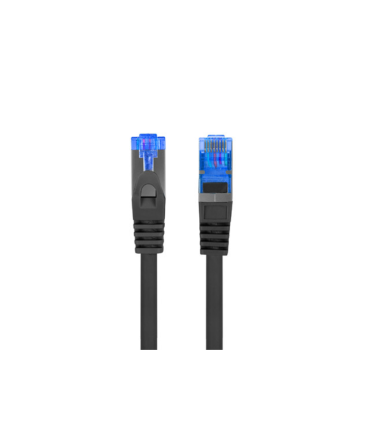 CABLE RED LANBERG LATIGUILLO CAT6A S FTP LSZH CCA 15M NEGRO FLUKE PASSED