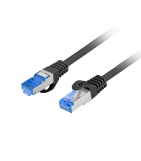CABLE RED LANBERG LATIGUILLO CAT6A S FTP LSZH CCA 10M NEGRO FLUKE PASSED
