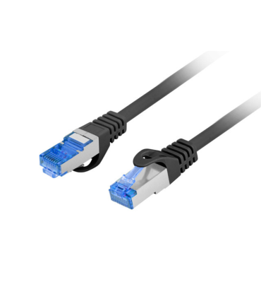 CABLE RED LANBERG LATIGUILLO CAT6A S FTP LSZH CCA 10M NEGRO FLUKE PASSED