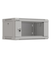 ARMARIO LANBERG MURAL RACK 19" 4U 540X350 FLAT PACK GRIS PUERTA CRISTAL