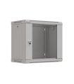 ARMARIO LANBERG MURAL RACK 19" 9U 540X350 FLAT PACK GRIS PUERTA CRISTAL