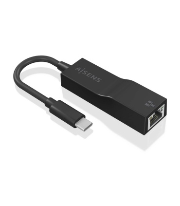 CONVERSOR AISENS USB31 GEN1 USB C A ETHERNET GIGABIT NEGRO 11CM