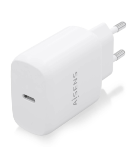 CARGADOR AISENS USB C PD30 1 PUERTO 1XUSB C 25W BLANCO