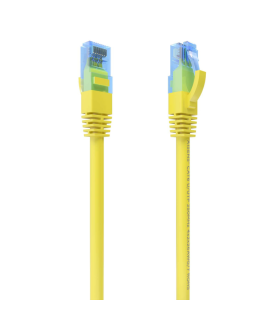 CABLE RED AISENS LATIGUILLO RJ45 CAT6 UTP AWG26 CCA AMARILLO 25CM