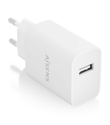 CARGADOR AISENS USB 10W ALTA EFICIENCIA 5V 2A BLANCO